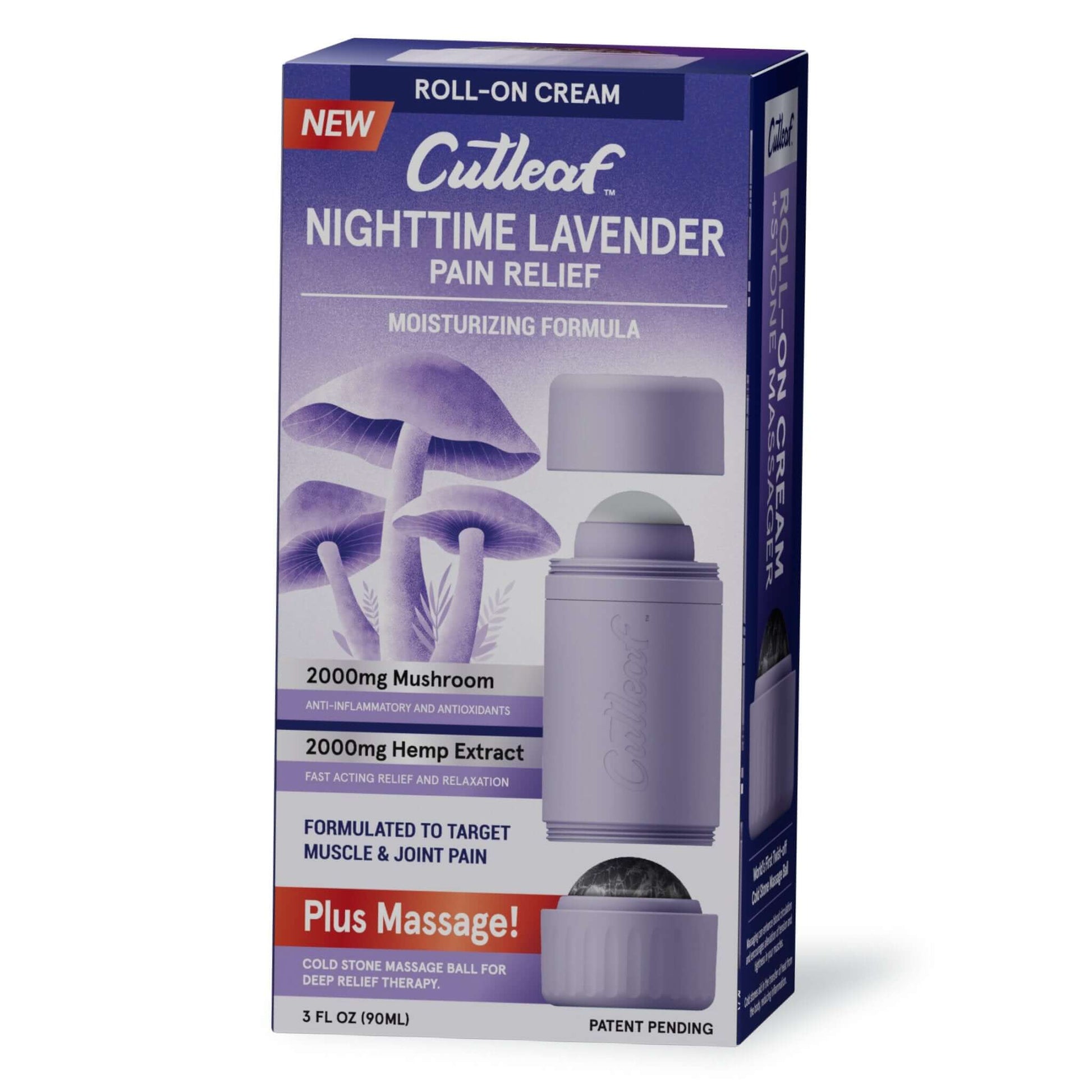 Cutleaf Nighttime Lavender Roll-On Blend for pain relief