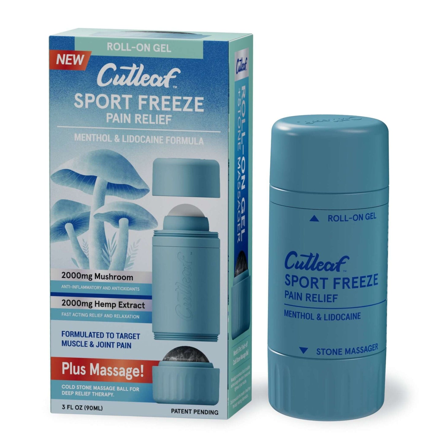Cutleaf Sports Freeze pain relief roll-on