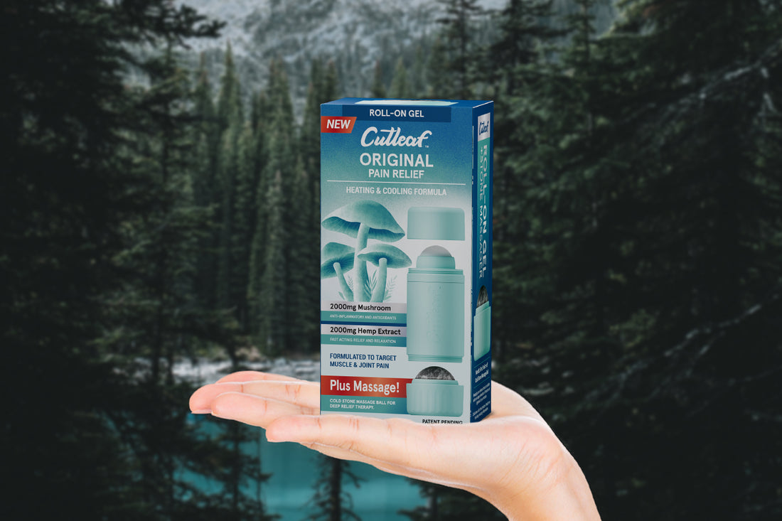 Cutleaf Therapy MushroomInfused Cold Stone Rollon Blends