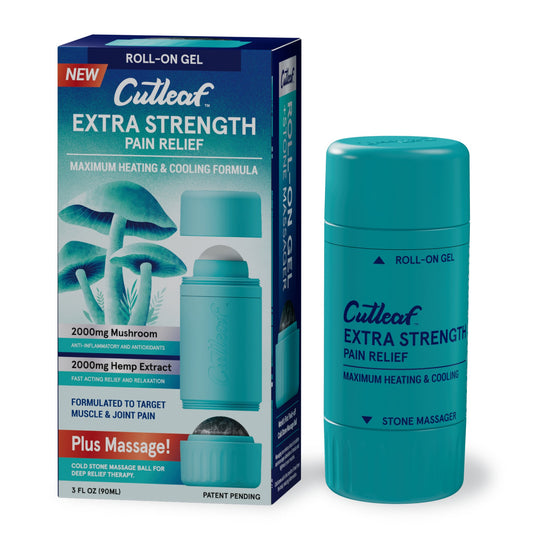 Cutleaf Extra Strength Roll-On Blend for alleviating discomfort